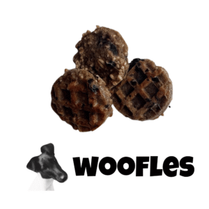 Woofles – Banana & Blueberry Waffle-Style Dog Treats